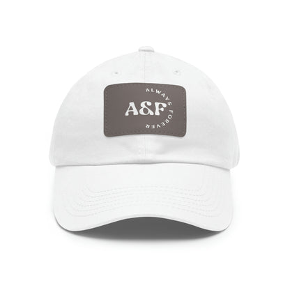 A&F Dad Hat with leather patch