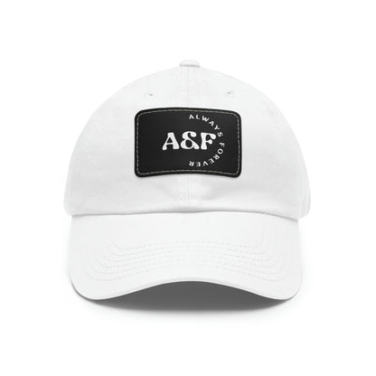 A&F Dad Hat with leather patch