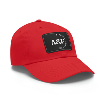 A&F Dad Hat with leather patch