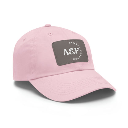 A&F Dad Hat with leather patch