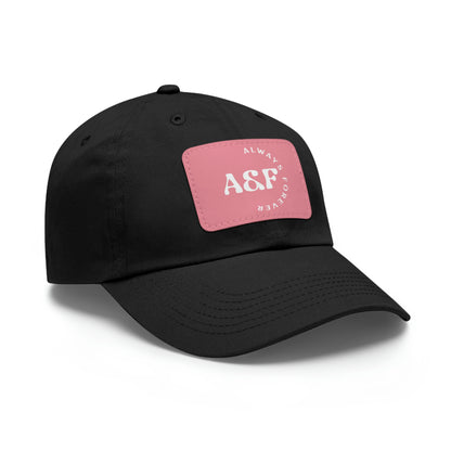 A&F Dad Hat with leather patch