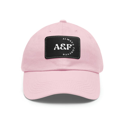 A&F Dad Hat with leather patch