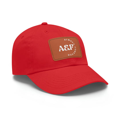 A&F Dad Hat with leather patch